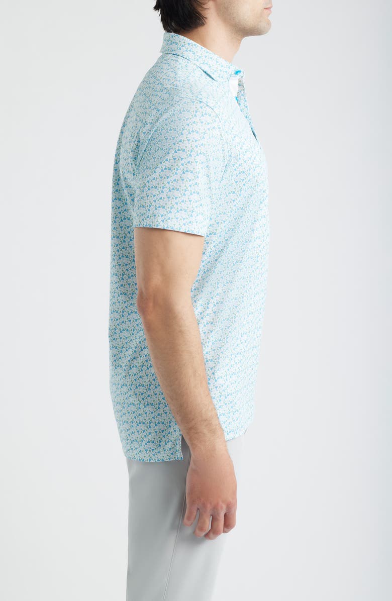 johnnie-O Cocktail Time Polo, Alternate, color, Dolphin