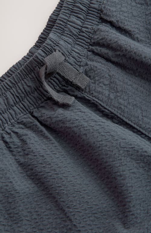 Next Kids' Cotton Seersucker Pants In Grey