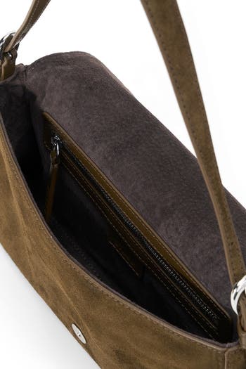 Harlow Suede Shoulder Bag