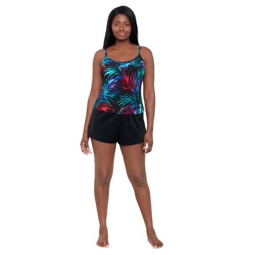 Trimshaper Farrah Scoopneck Swim Romper
