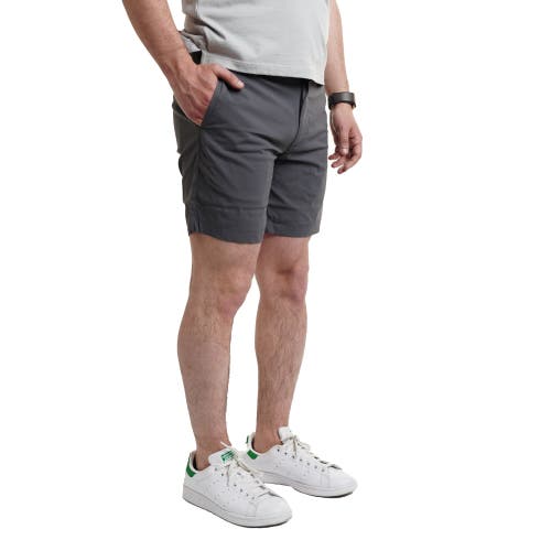Peter Manning Tech Shorts In Gray