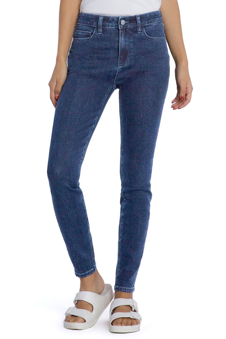 Brilliant High Waist Skinny Jeans, Main, color, NAVIGATE