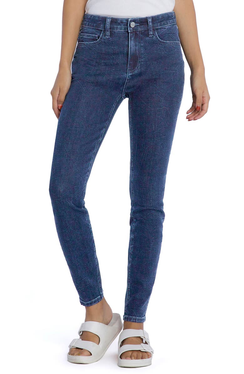 HINT OF BLU Brilliant High Waist Skinny Jeans, Main, color, 