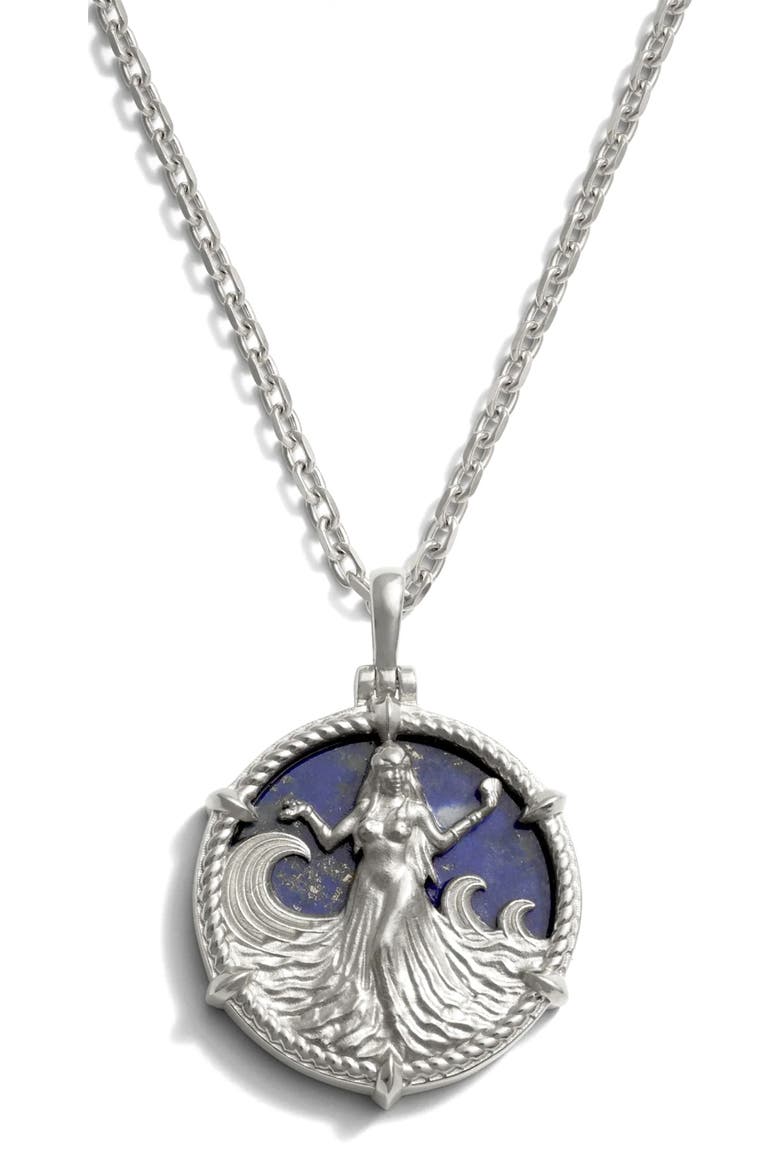 Yemaya Pendant Necklace, Main, color, 925 STERLING SILVER