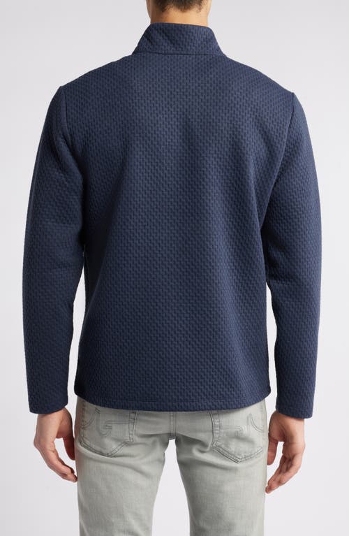 Robert Barakett Brokenhill Half Zip Pullover In Navy
