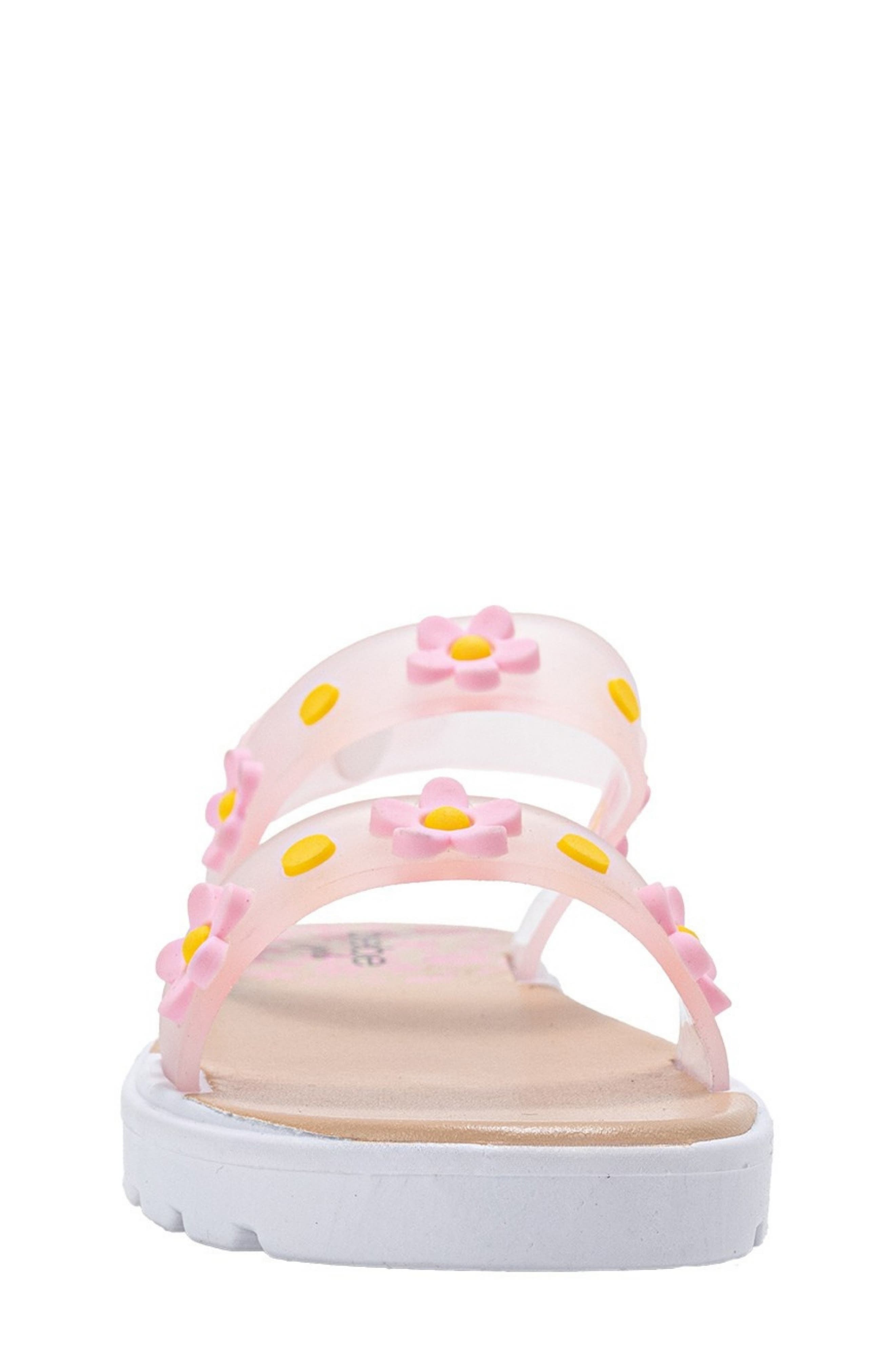 Zella 3D Flower Sandal, Alternate, color, PINK