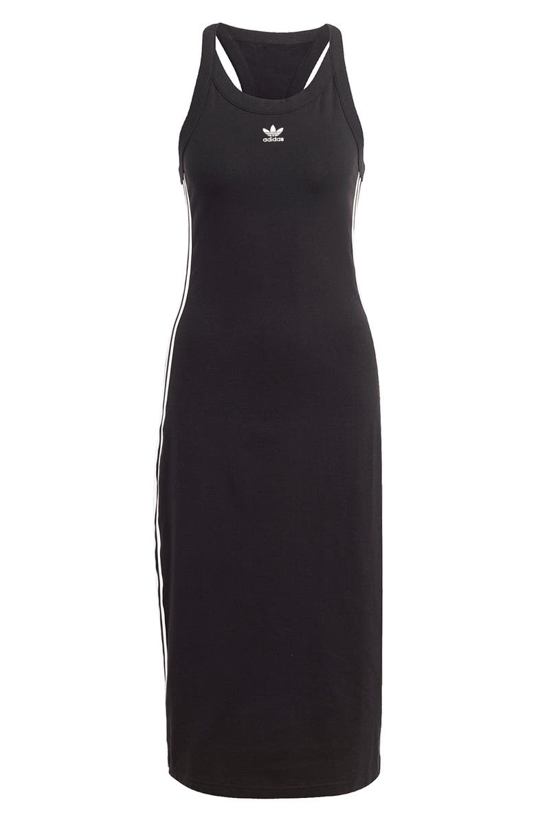 adidas Originals Longline Stretch Cotton Tank Dress, Alternate, color,