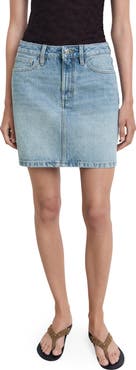MANGO Denim Miniskirt