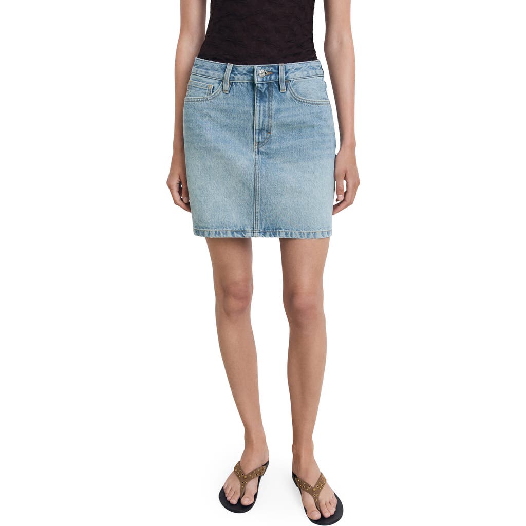 Mango Denim Miniskirt