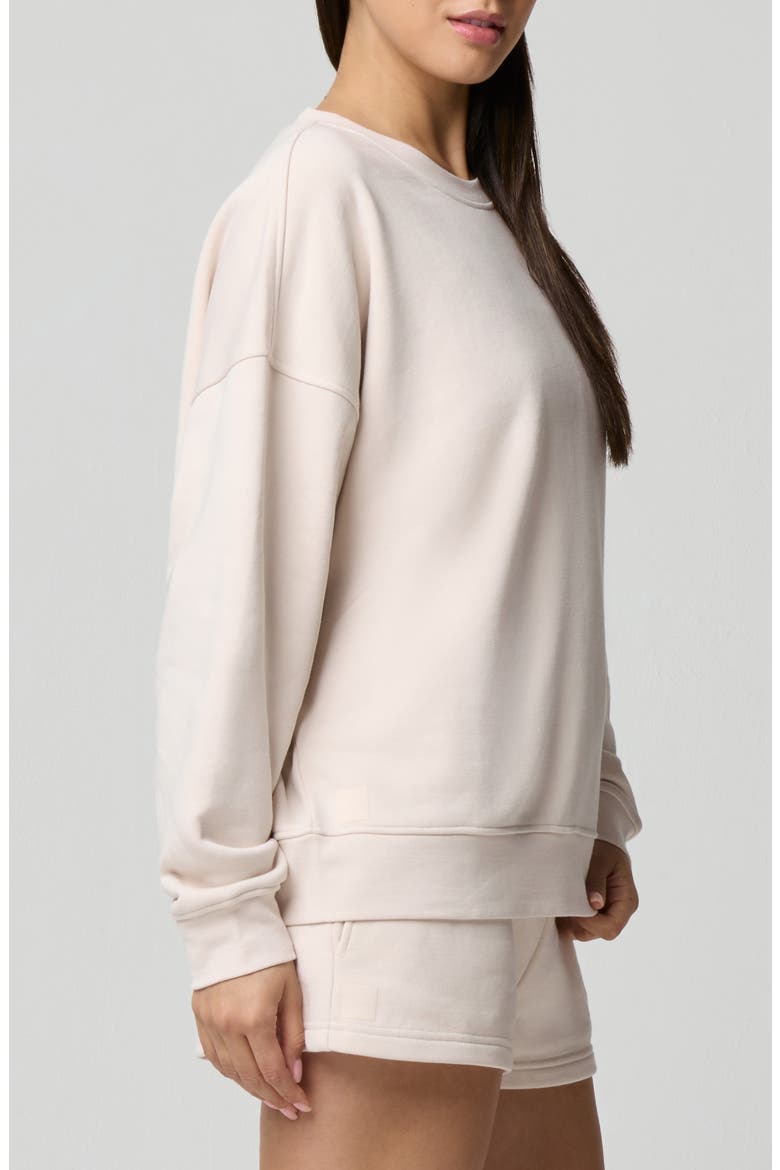 Cozy Crush Oversize Sweatshirt, Alternate, color, QUARTZ