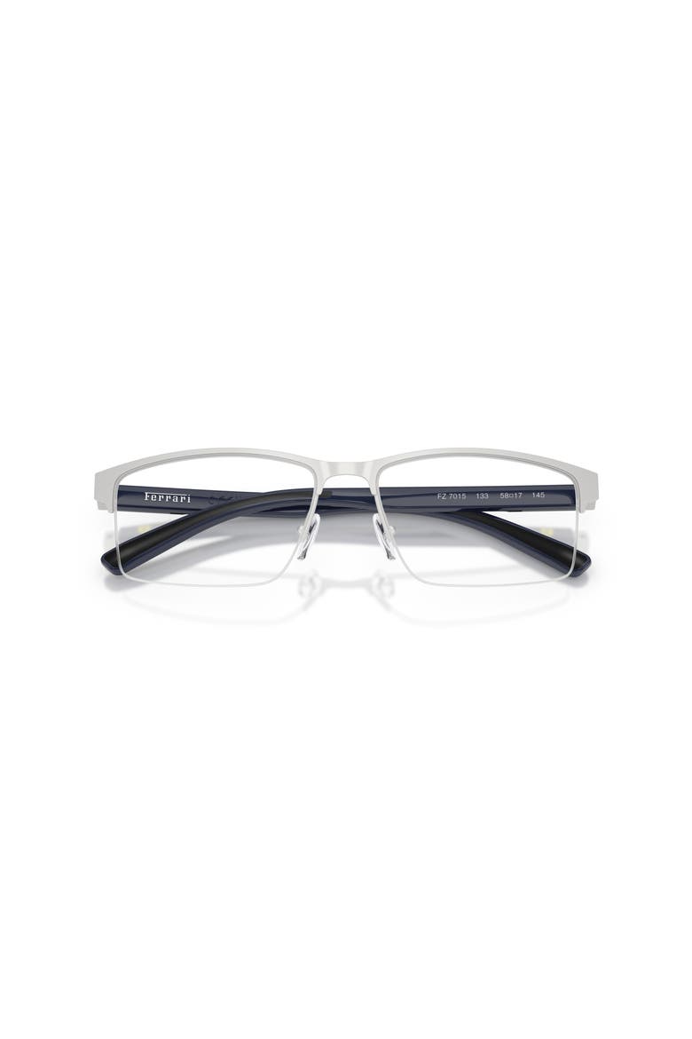 58mm Rectangle optical glasses, Alternate, color, Grey