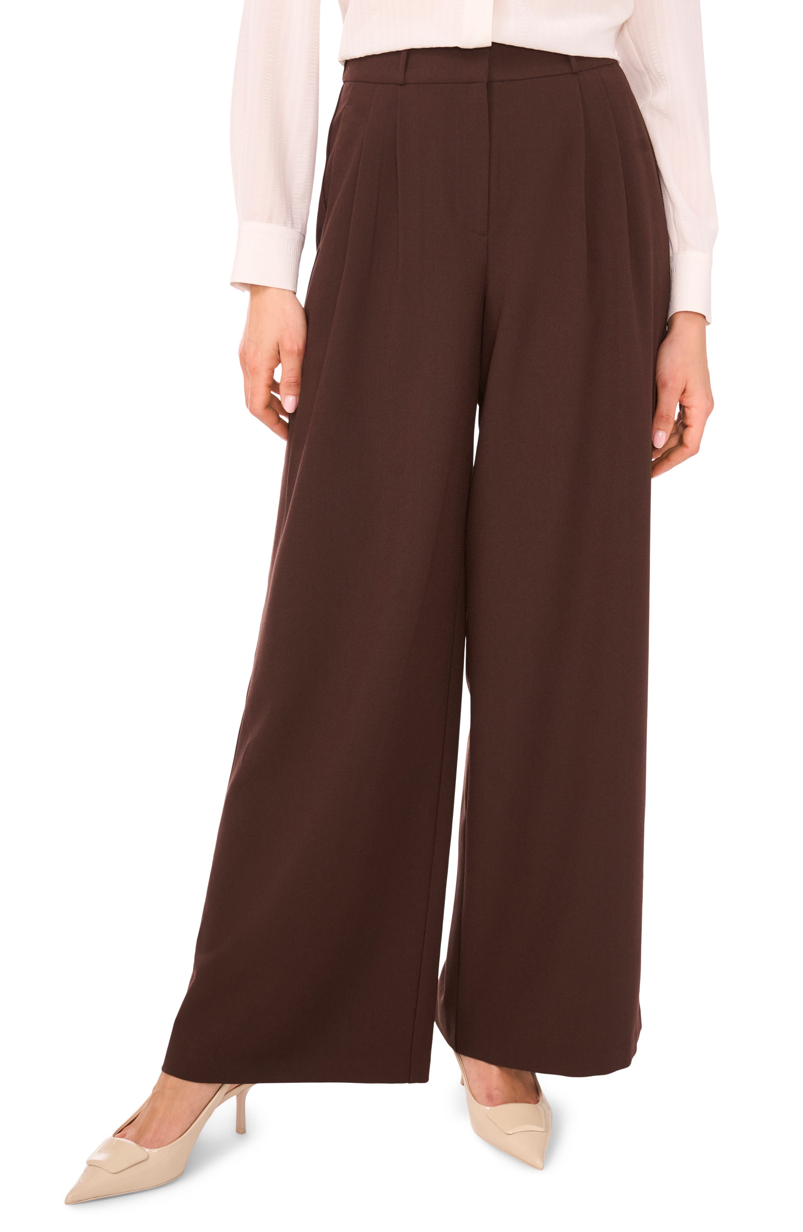 Vince Camuto Pleated Wide Leg Pants