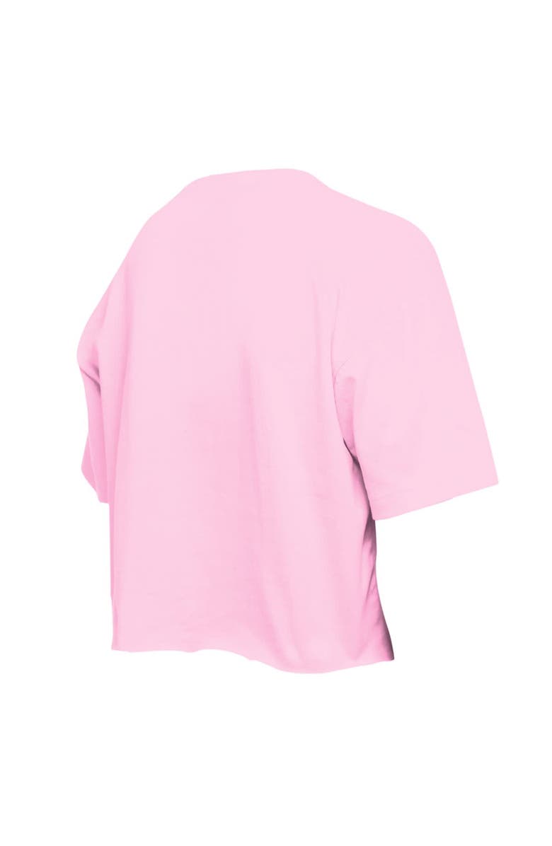 New Era Girls Youth New Era Light Pink Houston Astros Flip Sequin Team T-Shirt, Alternate, color, Light Pink