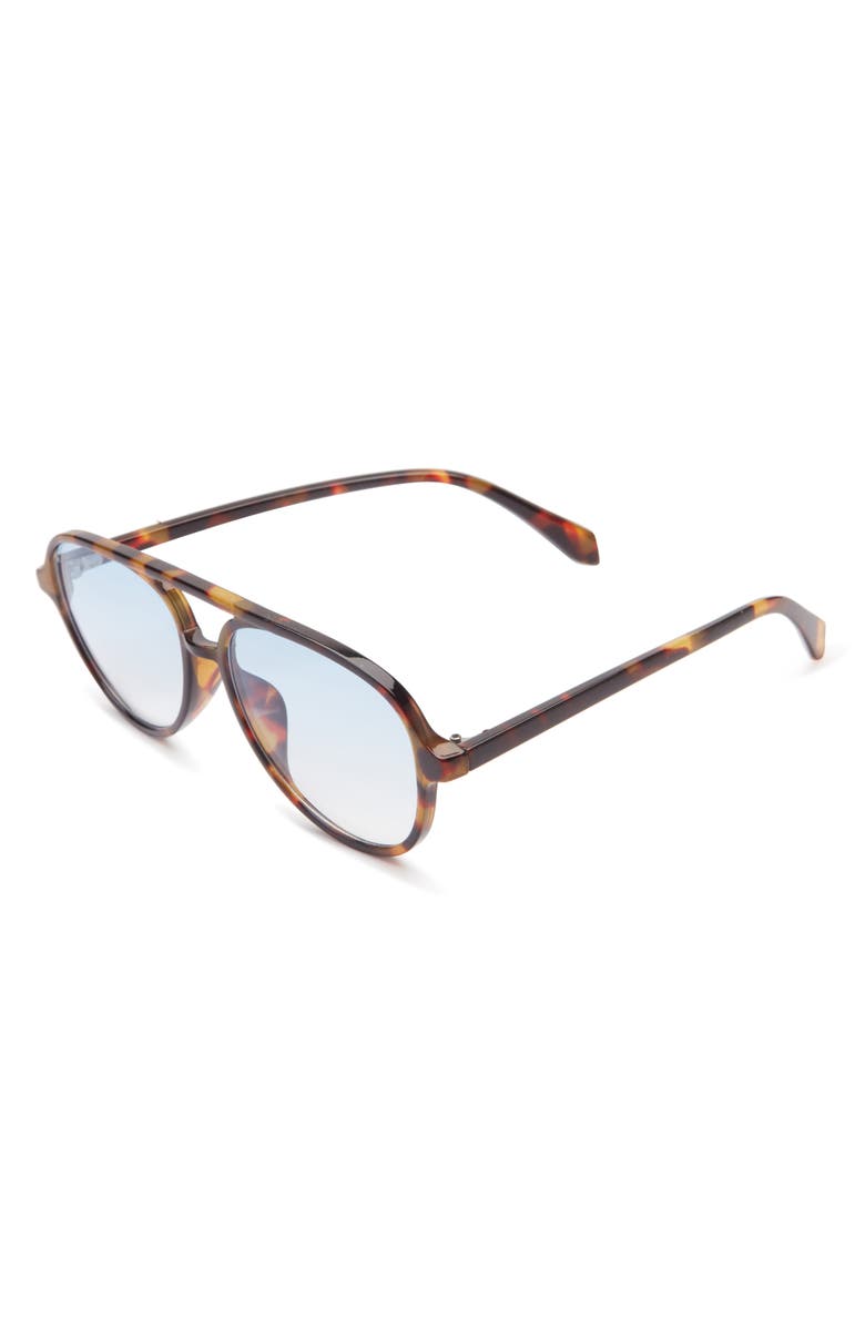 BP. Aviator Sunglasses, Alternate, color, Tort- Blue
