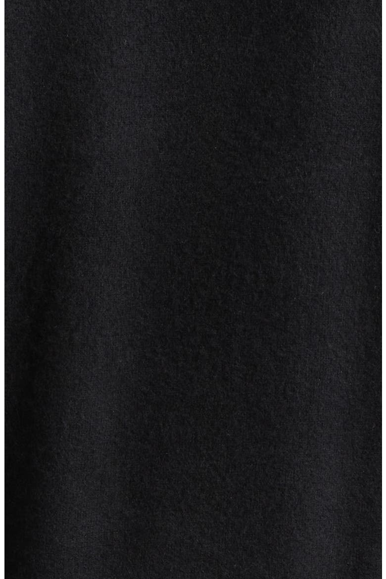 Mini Cashmere Crewneck Sweater, Alternate, color, BLACK