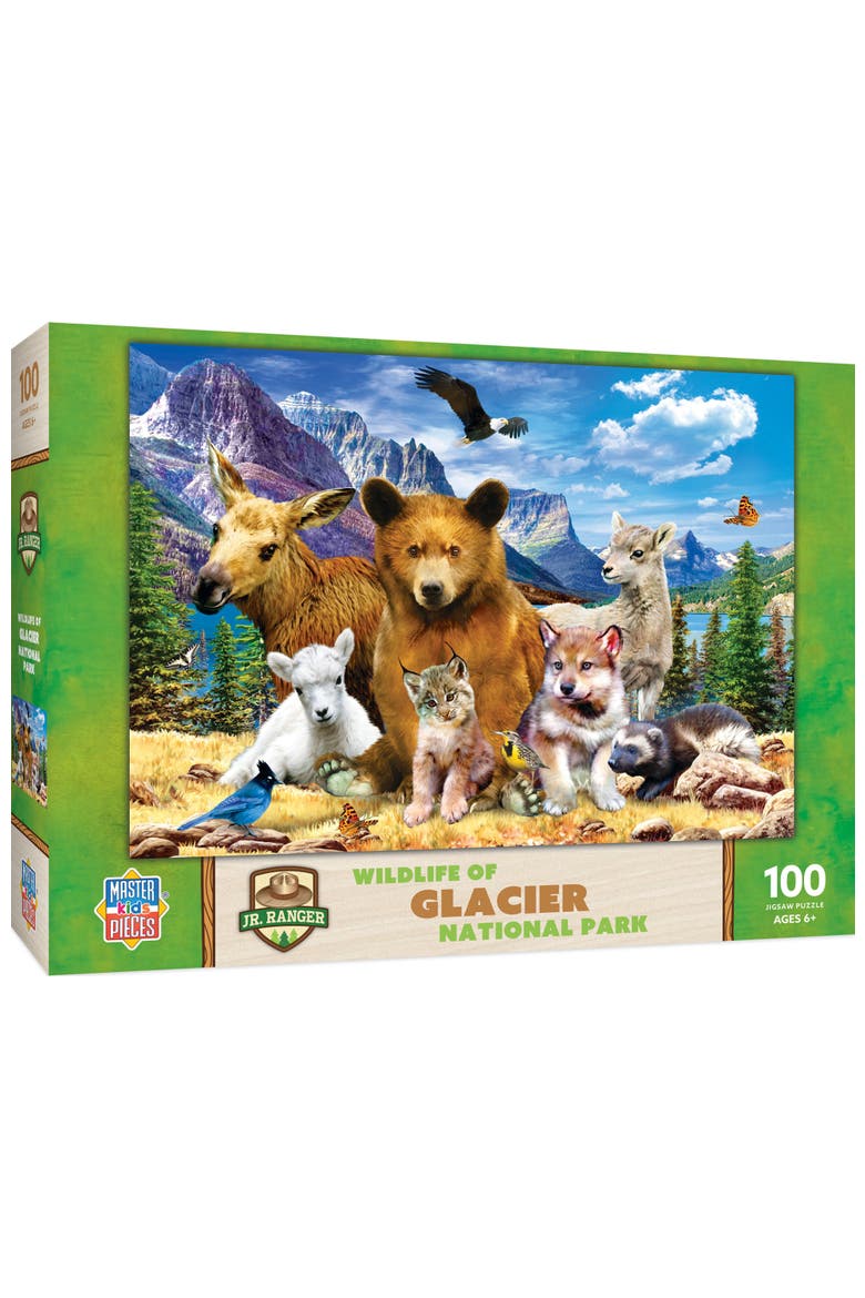Wildlife of Glacier 100pc Puzzle, Main, color, Multicolor