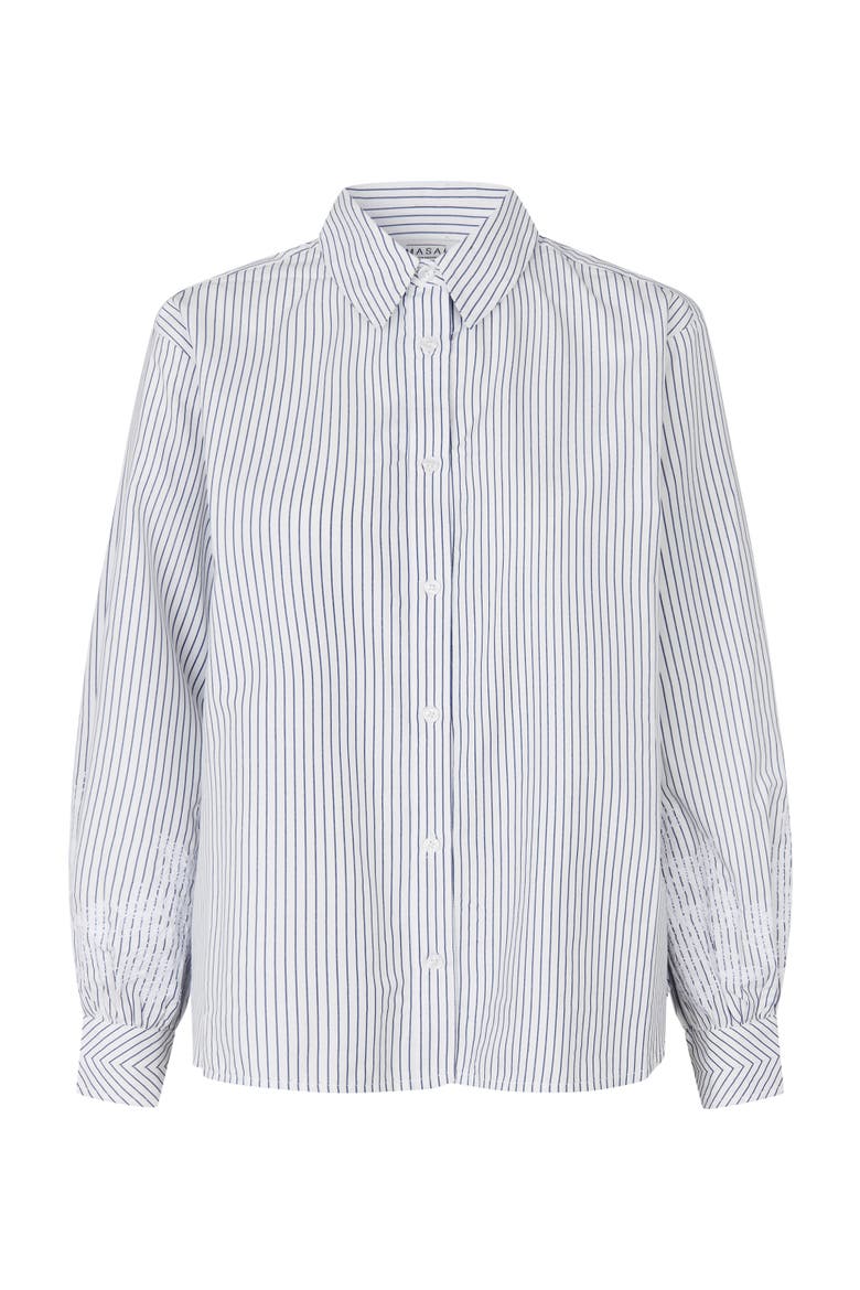MaIsavora Striped Shirt, Alternate, color, Jet Stream