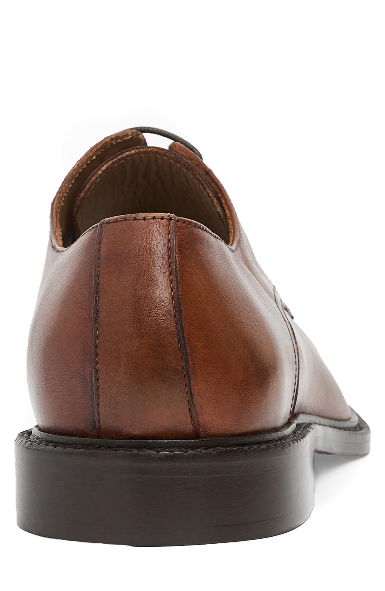 Vito Plain Toe Derby, Alternate, color, COGNAC LEATHER