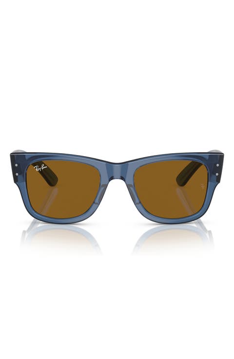 Mega Wayfarer 51mm Square Sunglasses