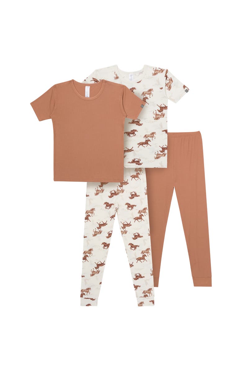 Modern Moments<sup>™</sup> by Gerber Snug Fitting Pajama Sets, Main, color, Wild Horses
