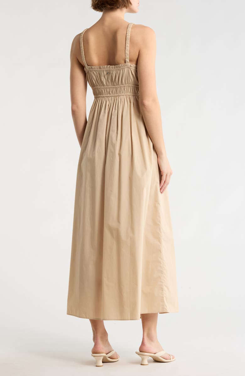 BOSS Orange Dalza Cotton Dress, Alternate, color, Open Beige