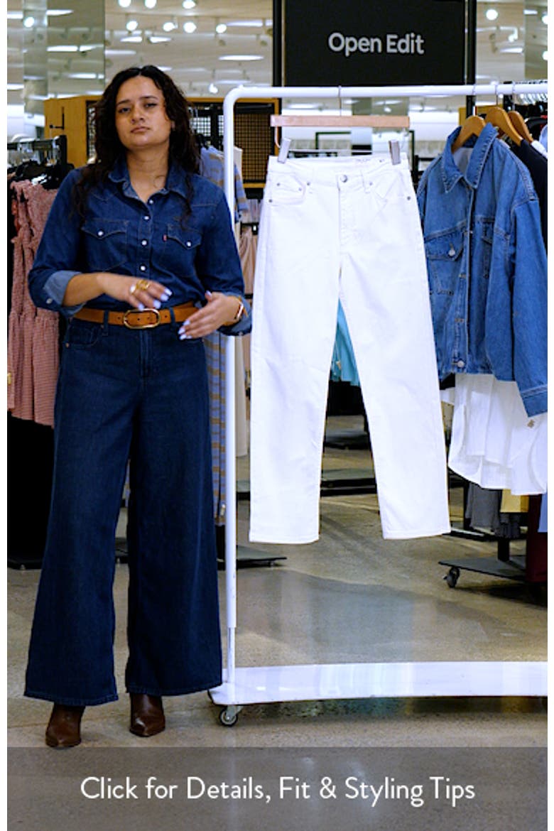 Harlow Mid Rise Ankle Straight Jeans video