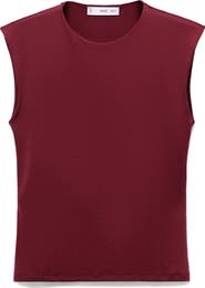 MANGO Fitted Sleeveless Top