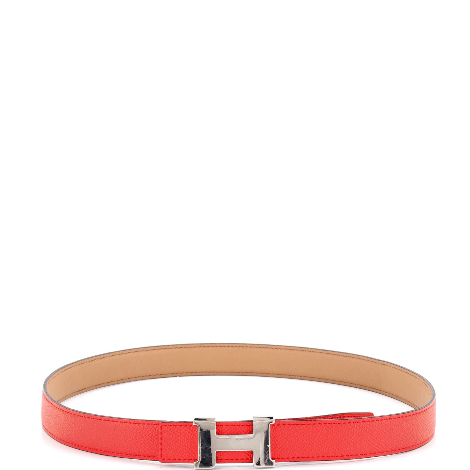 Constance Reversible Belt Leather Thin, Alternate, color, Orange