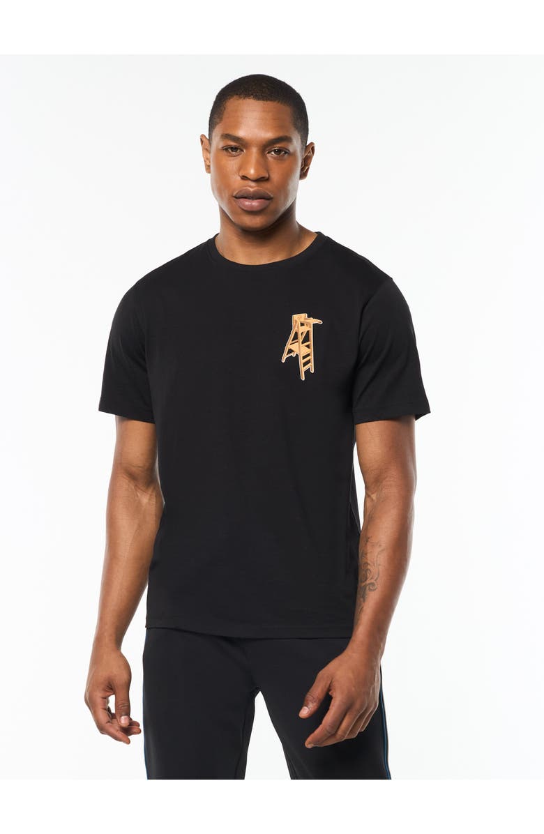 Sergio Tacchini Arbitro T-shirt, Main, color, Black Beauty