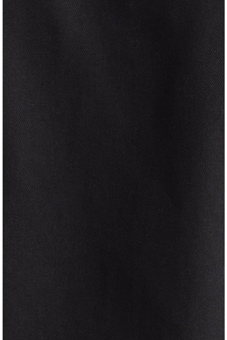 Frogged Cotton Denim Trucker Jacket, Alternate, color, BLACK