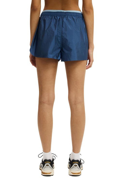 Cotton On Body Active Retro Run Short In Blue