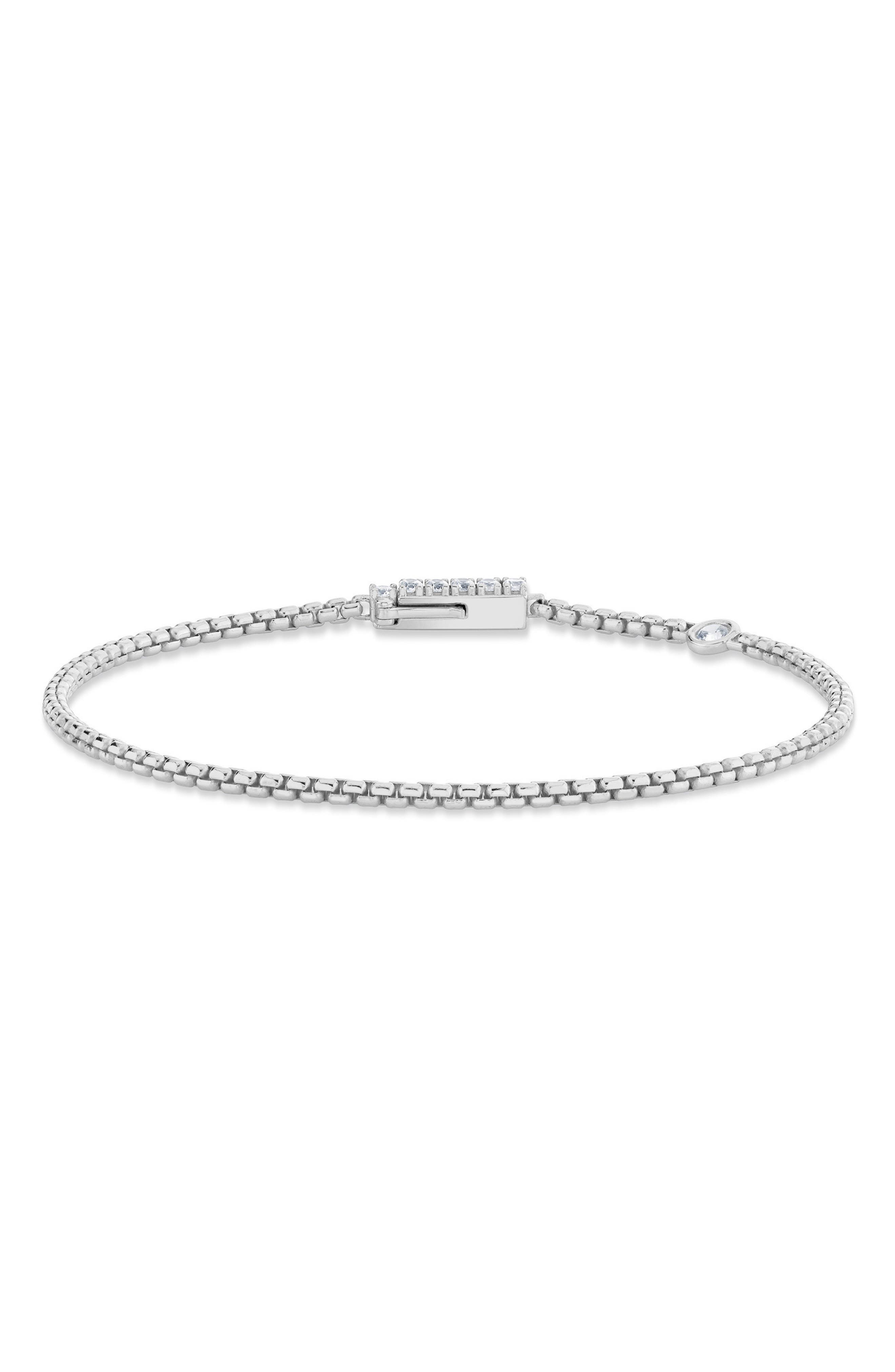 selected PURE PLATINUM / CLEAR STONE