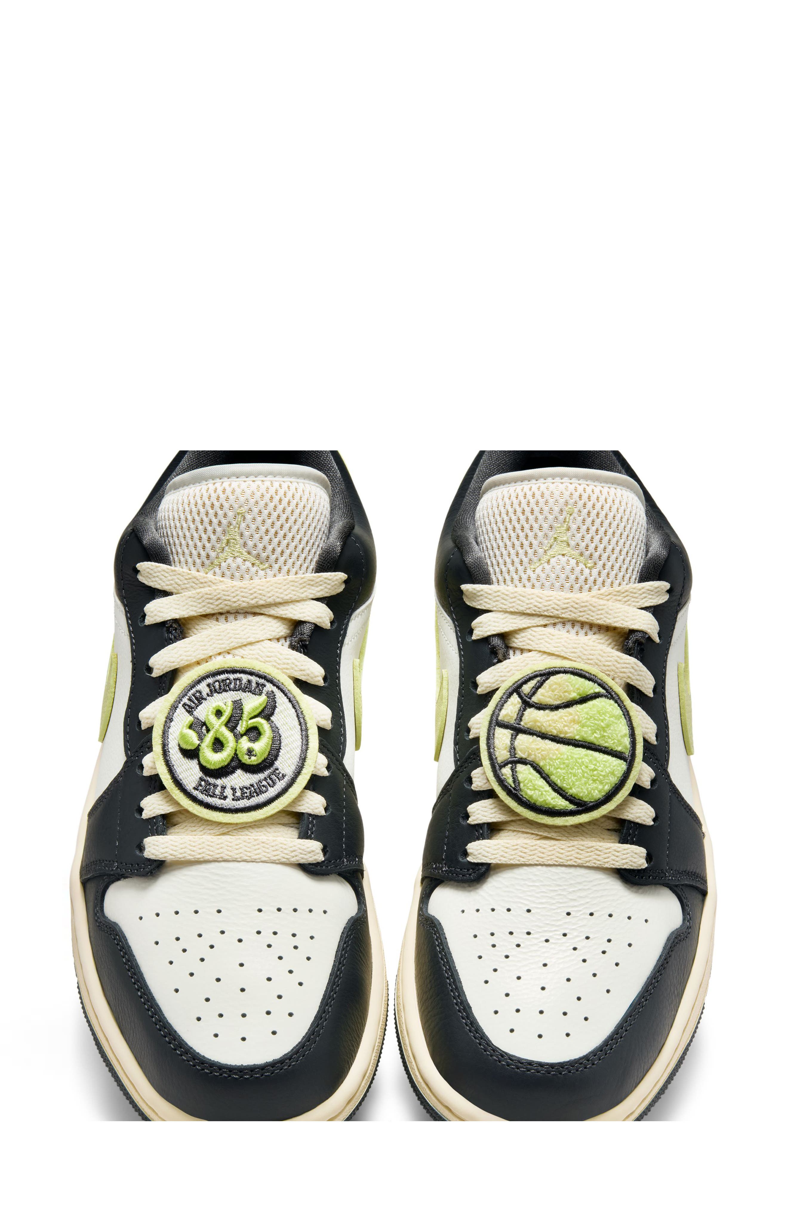 Jordan Nike Air Jordan 1 Low SE Sneaker, Alternate, color, 003 Anthra/Lmngrn