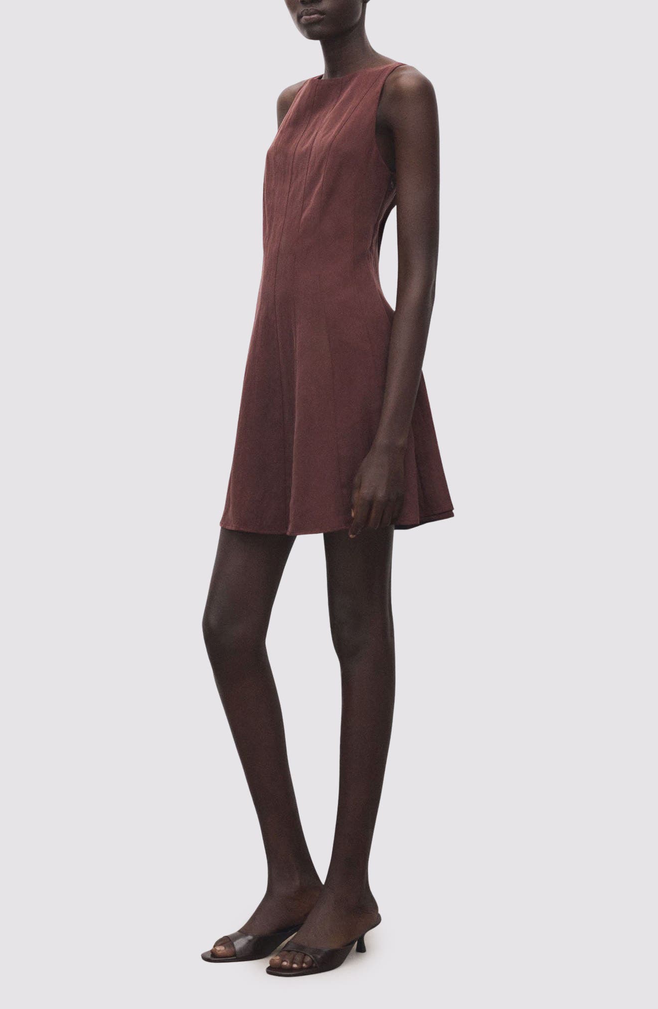 Paneled Minidress