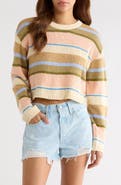 Billabong Stripe Cotton Blend Sweater