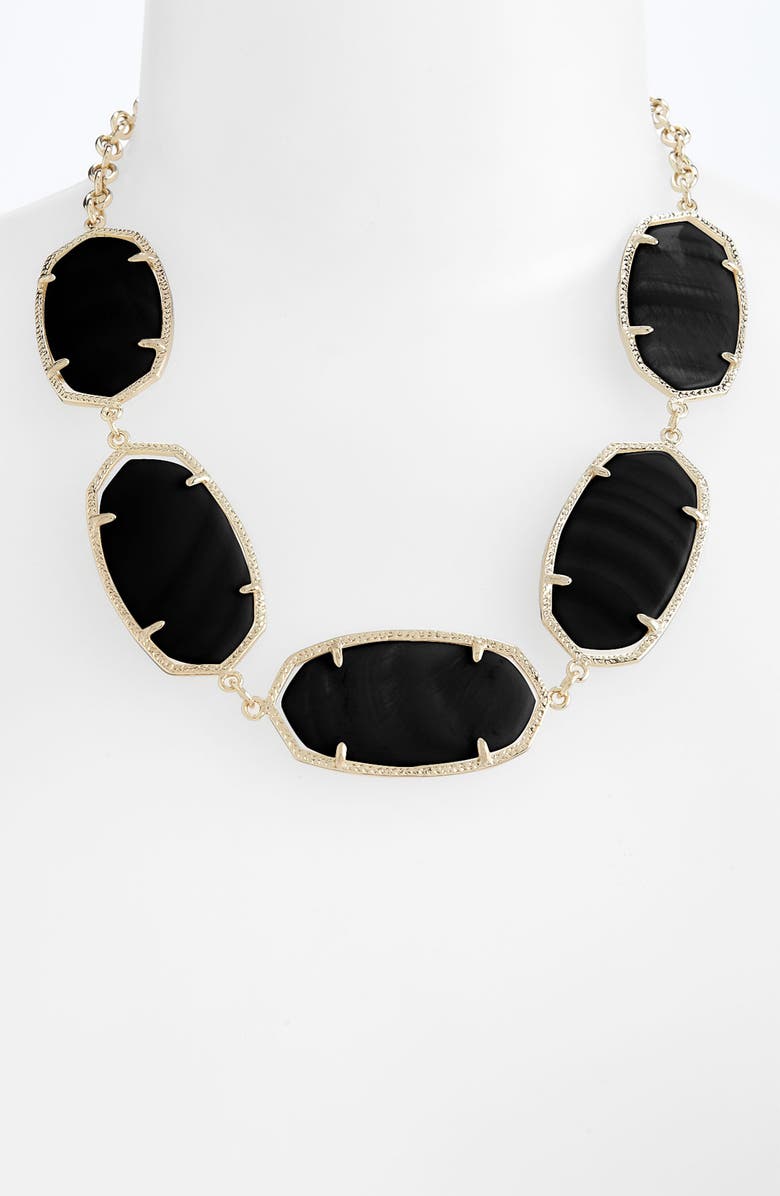 Kendra Scott 'Valencia' Stone Collar Statement Necklace, Main, color, 