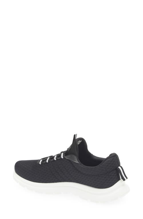 Danskin Women's Stamina Slip On Sneakers In Black/white