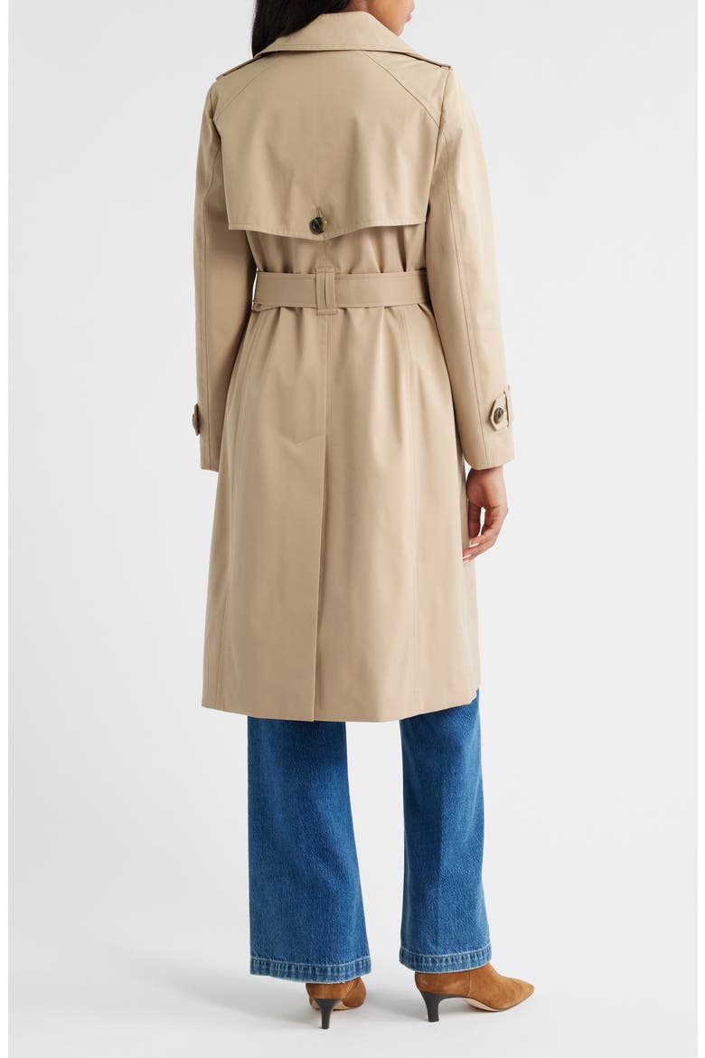 Heritage Trench Raincoat with Removable Hood, Alternate, color, STONE