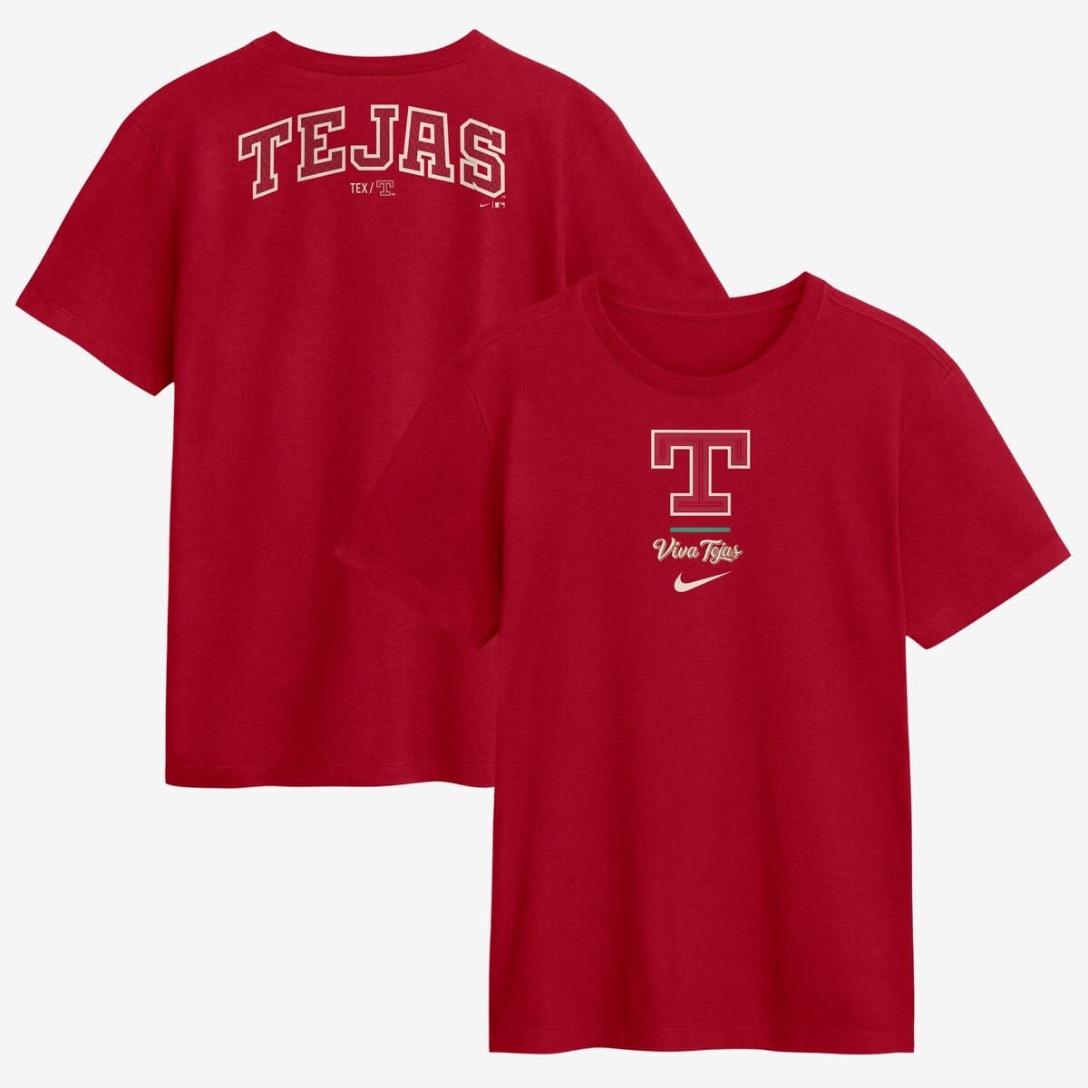 Men's Nike Red Texas Rangers 2026 City Connect 2-Hit T-Shirt - image 1