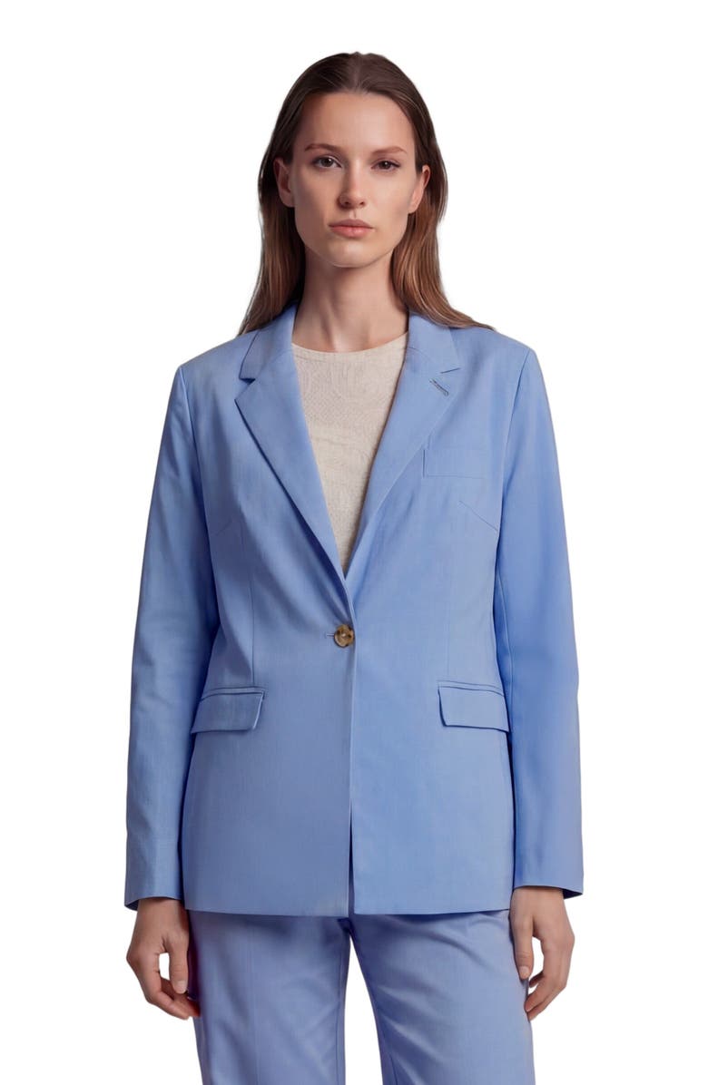 Lords of Harlech Womens Tailored Blazer, Main, color, Blue