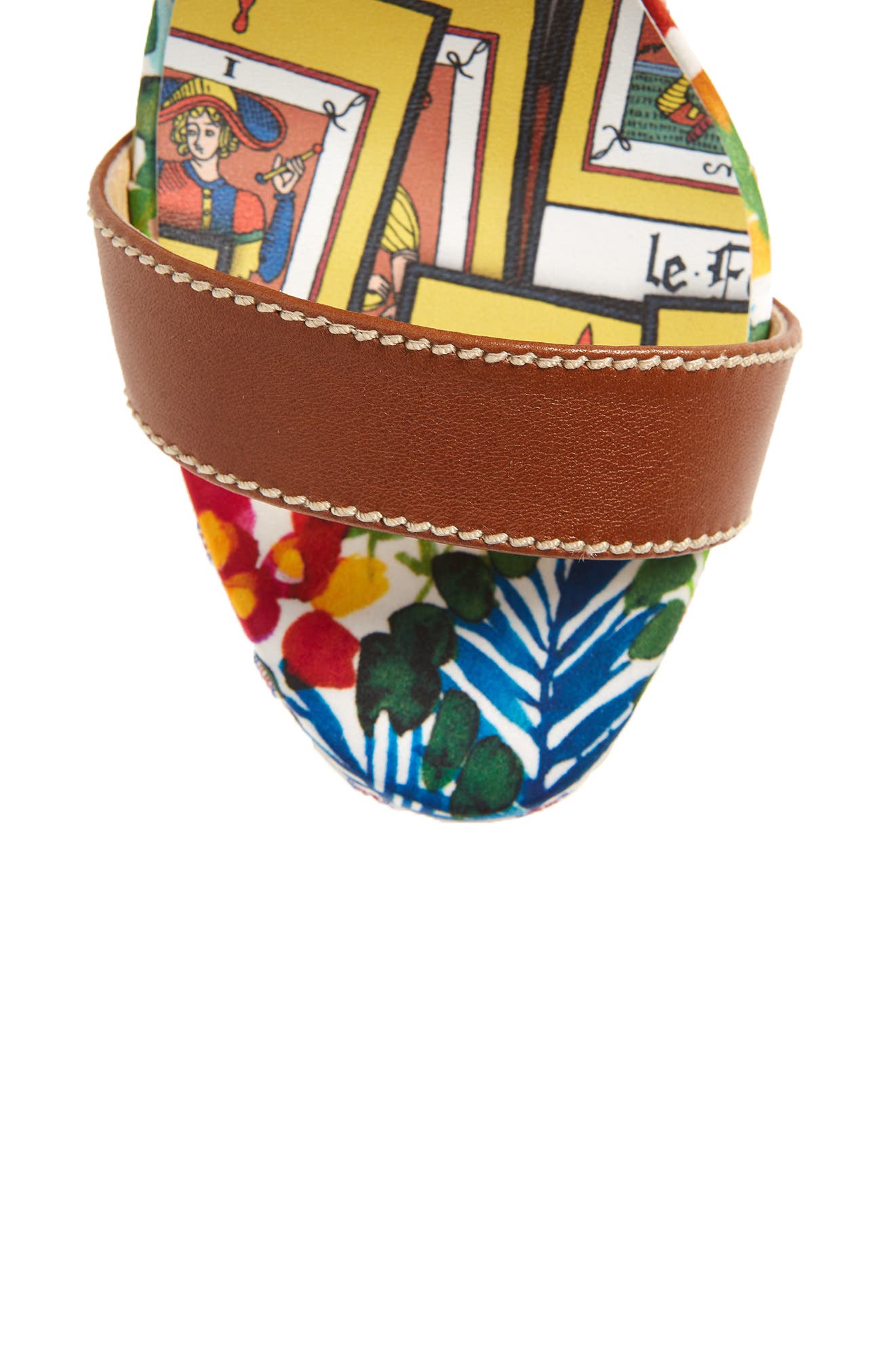 Sandale du Désert Alta Tarot Ankle Tie Platform Sandal, Alternate, color, VERSION MULTI