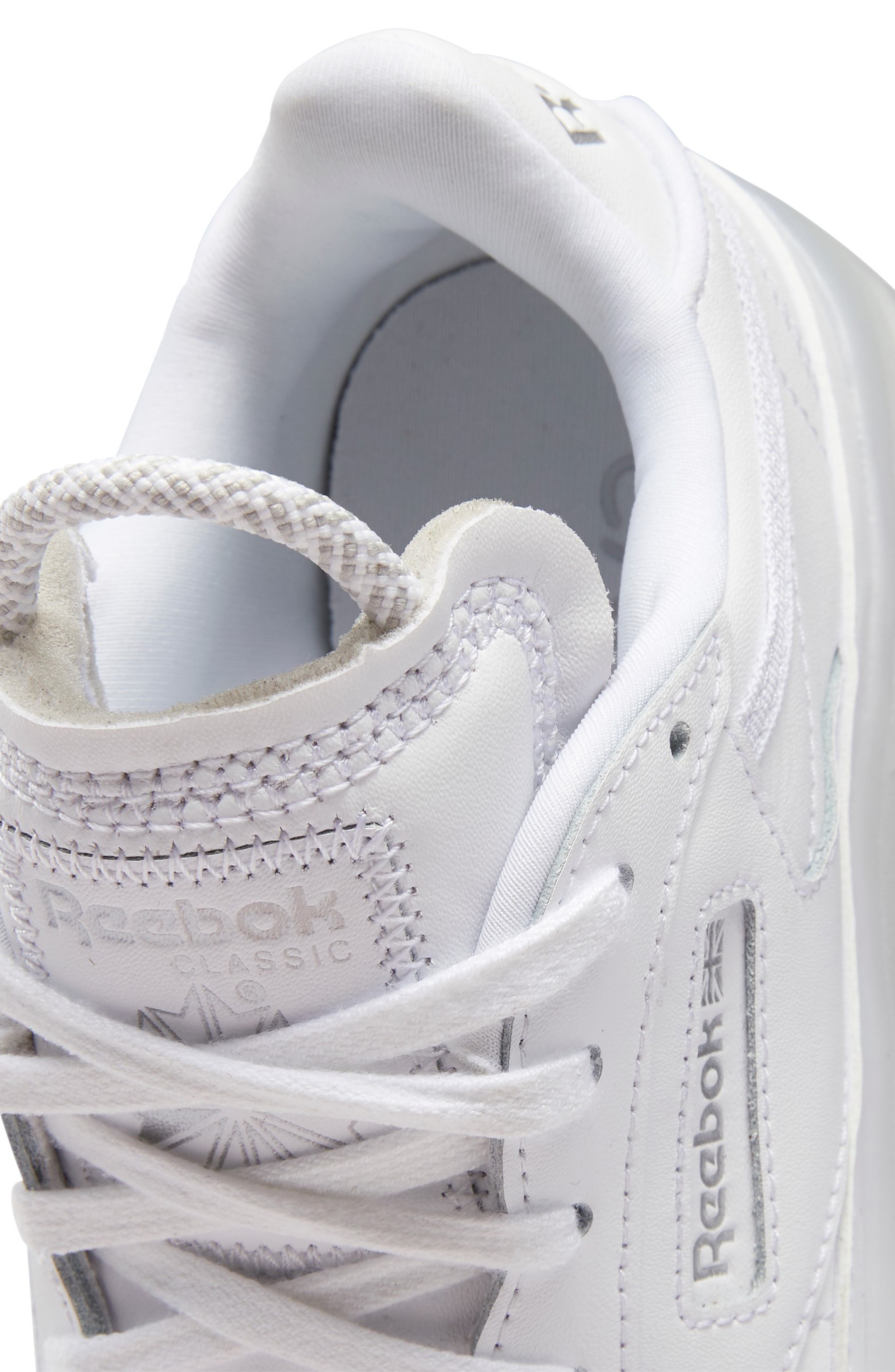 Reebok Club C Cardi Platform Sneaker, Alternate, color, WHITE