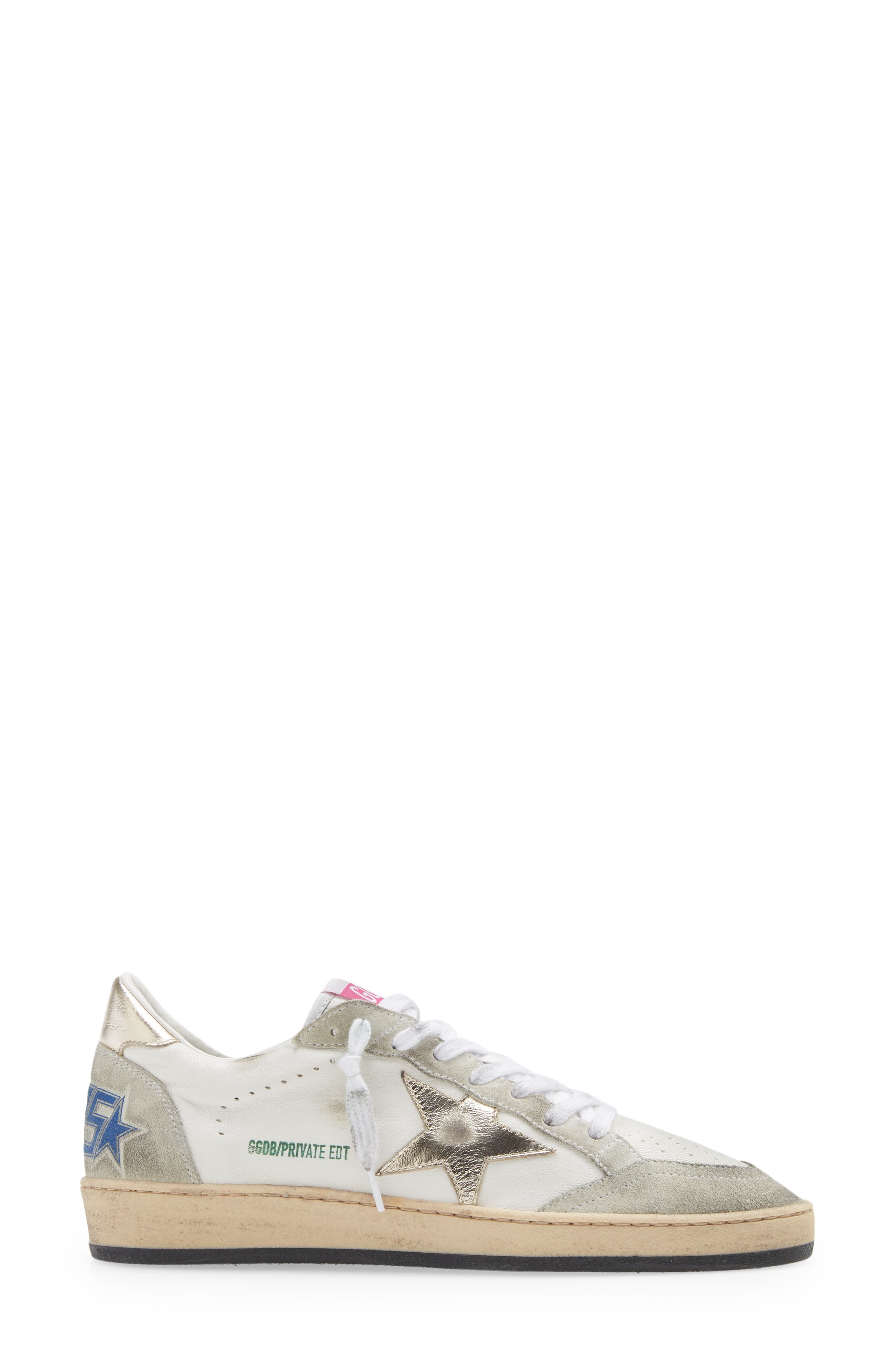 Ball Star Sneaker (Nordstrom Exclusive), Alternate, color, WHITE/ ICE/ PLATINUM