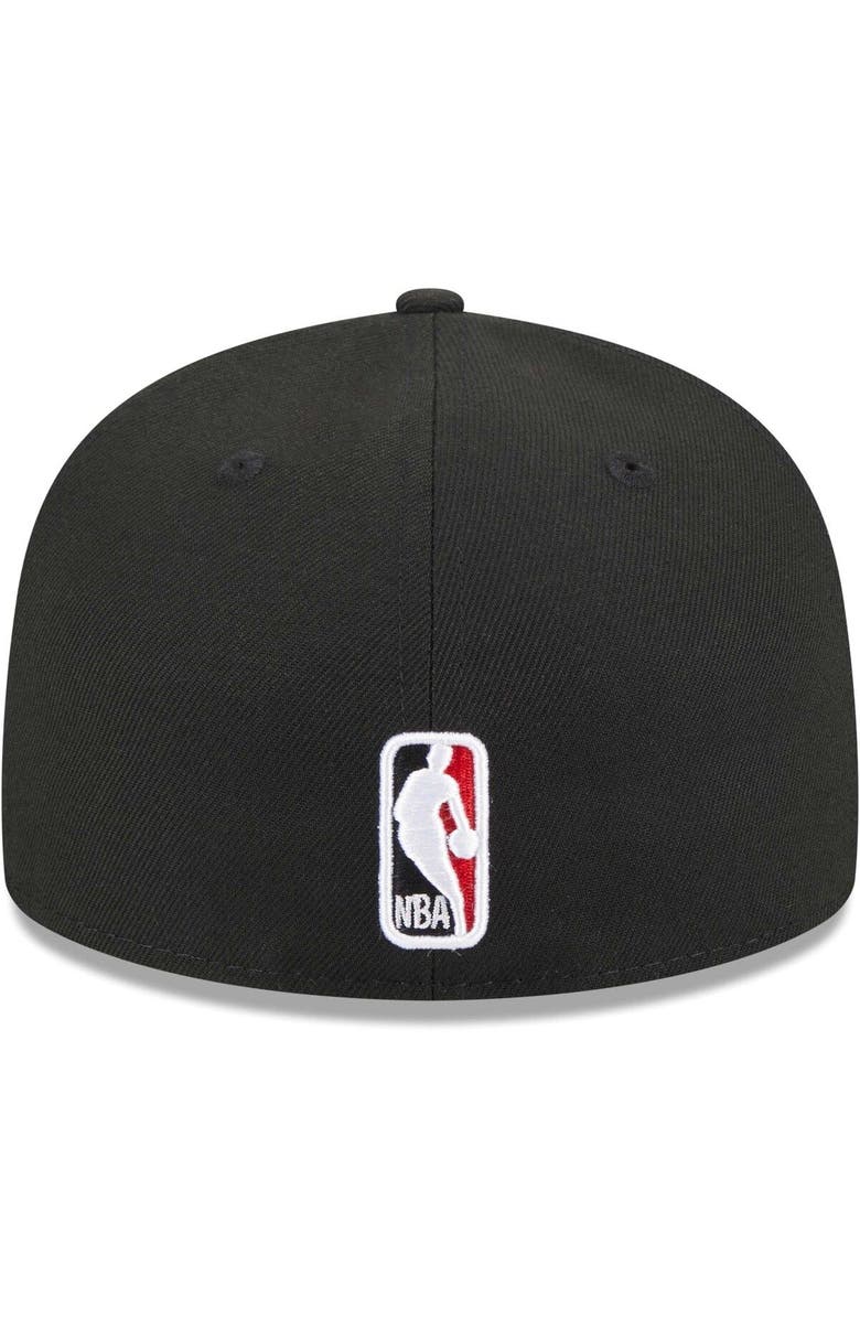 New Era Men's New Era Black Chicago Bulls 6-Time Champions Commemorative Side Patch 59FIFTY Fitted Hat, Alternate, color, 