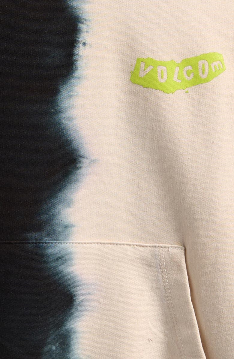 Volcom Kids' Dip Dye Graffiti Graphic Hoodie, Alternate, color, 