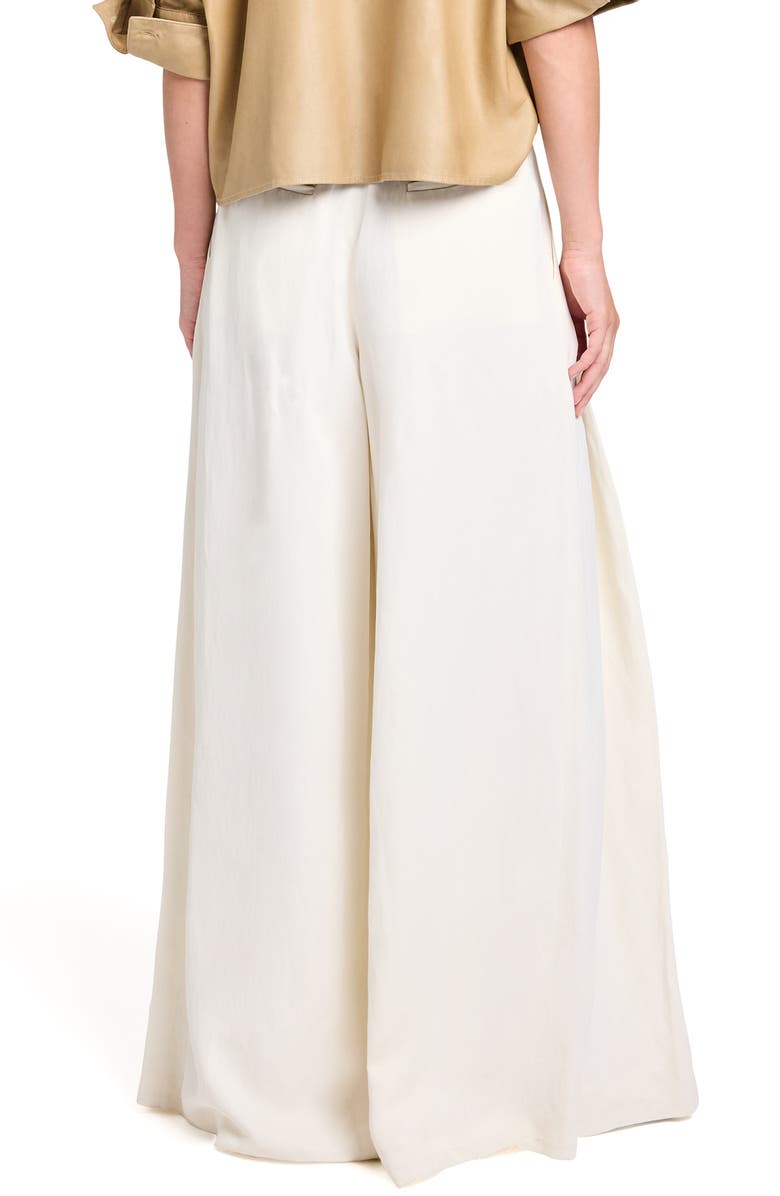 TWP Crosby Wide Leg Pants, Alternate, color, Bone