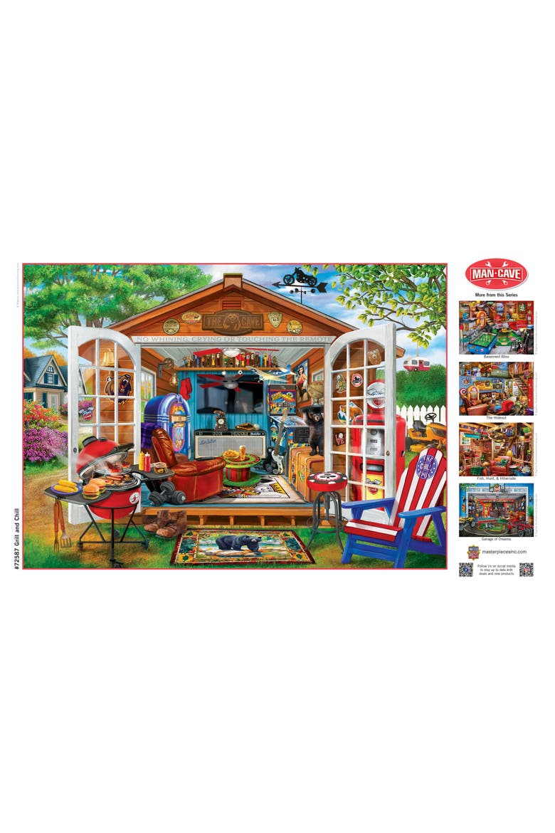 Grill and Chill 1000 Piece Jigsaw Puzzle, Alternate, color, Multicolor
