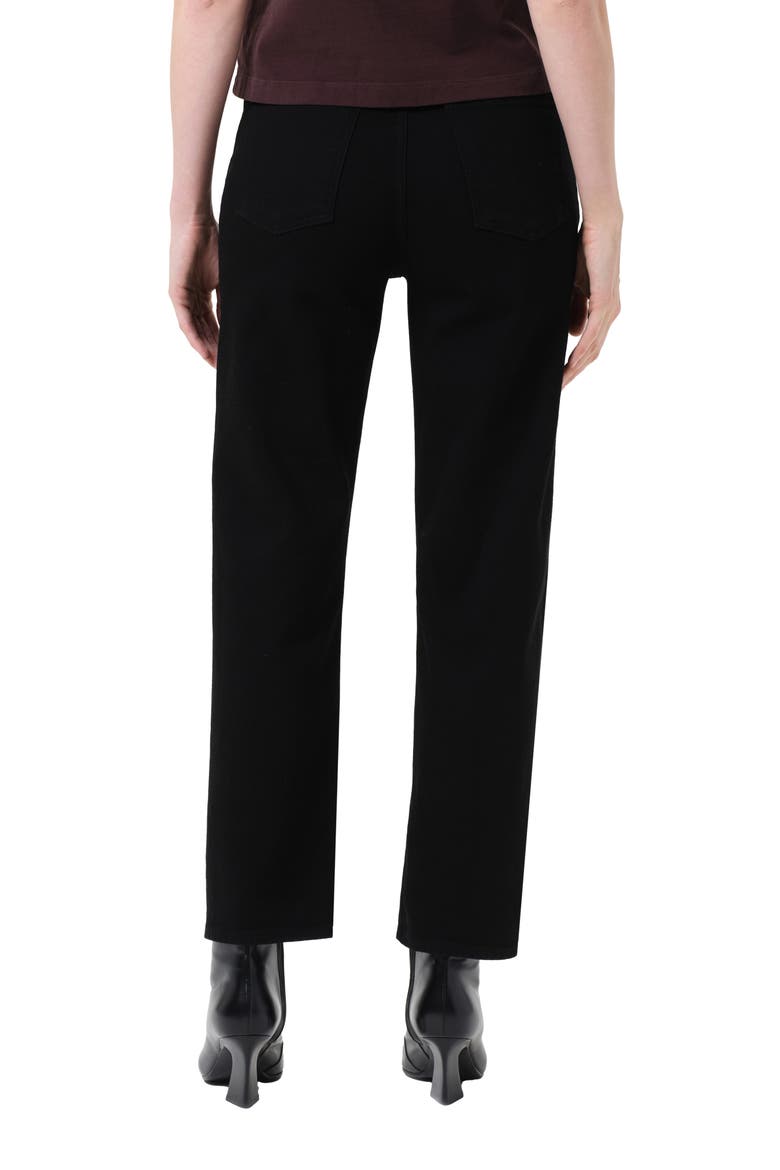 '90s Pinch High Waist Straight Leg Jeans, Alternate, color, COVER OD BLACK