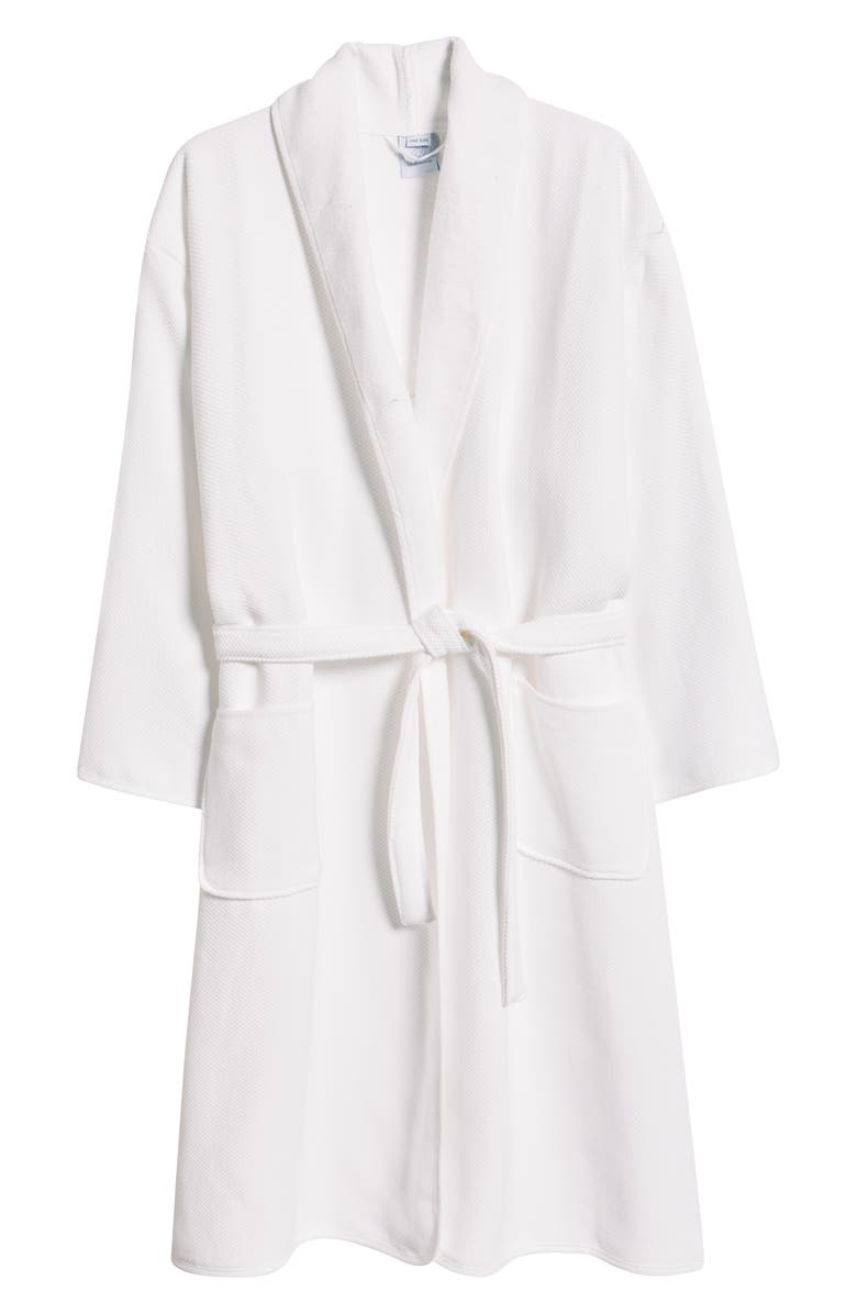 WEEZIE Gender Inclusive Long Spa Robe, Main, color, White