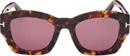 TOM FORD Guilliana 52mm Geometric Sunglasses